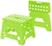 Generic Multi Purpose Folding Step Stool Kids Home Kitchen Easy Storage (Green)