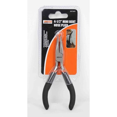 Mega Mini Bent Nose Plier Multicolour 4.5inch
