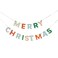 Gold Foiled Merry Christmas Card Banner 2.5m