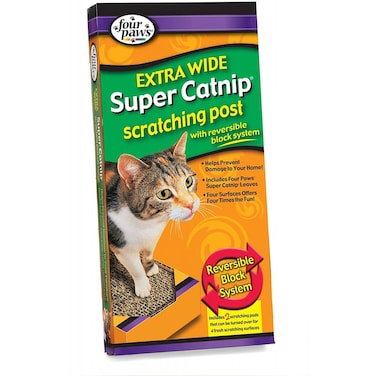 Four Paws Catnip Scratching Post, X-Wide One Size