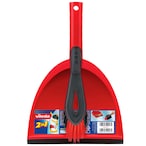 Buy Vileda 2-In-1 Dustpan Set Red in UAE