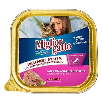 Miglior Gatto Lamb And Liver 100g