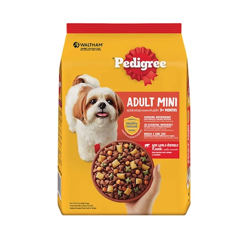 PEDIGREE&reg; Beef Lamb &amp; Vegetables Dry Dog Food Adult Mini 1.5kg