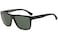 Emporio Armani Men Full Rim Square Plastic Black / Grey Green Sunglass EM403550177158