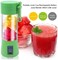 USB Electric Juice Cup/Jug Blender/Mini Portable Blender/Juicer Mixer Blender Smoothie Maker/Fruit Juice Extractor And Mixer,380ML  Portable For Work, Outdoor, Etc. (pink)