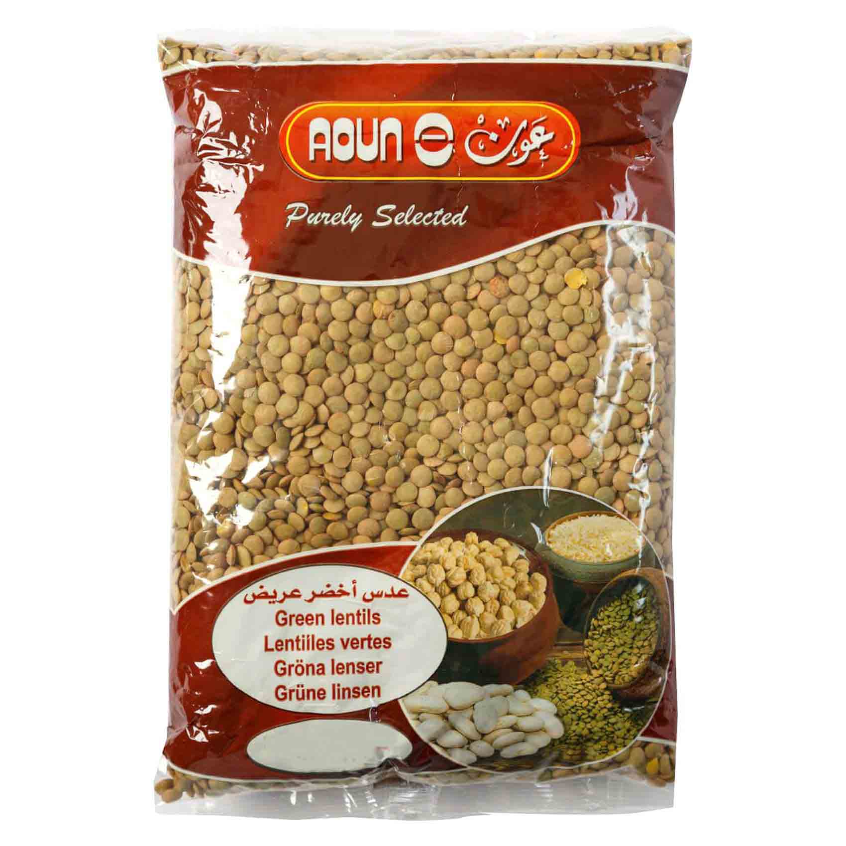 Aoun Green Lentils 900g