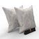 Square Handmade Self Print Fabric Cushion Cover Pack Of 2 ( 16 x 16 inch )