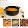 Meyer Pre-Seasoned Cast Iron Dutch Oven, Biryani Pot, Cast Iron Casserole With Heavy Bottom, Cooking Pot With Lid, Biryani Pot Induction Bottom, Stew Pot, Cast Iron Cookware, 20cm/ 2.8 Litre, Black