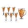 City Glass Juice Set 7 Jug + 6 Cups