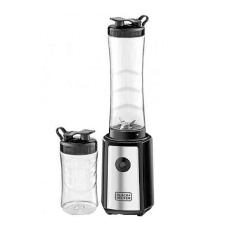 Black+Decker Personal Compact Sports Blender 300W SBX300-B5 Silver/Black