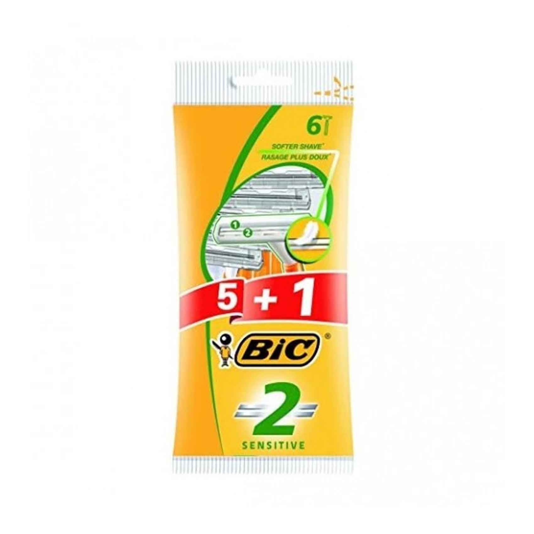 Bic Softer Shave Sensitive 6pieces