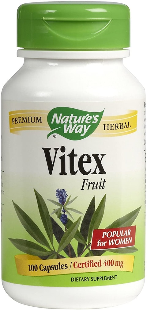 Nature&#39;s Way, Vitex Fruit, 400 mg, 100 Veggie Caps