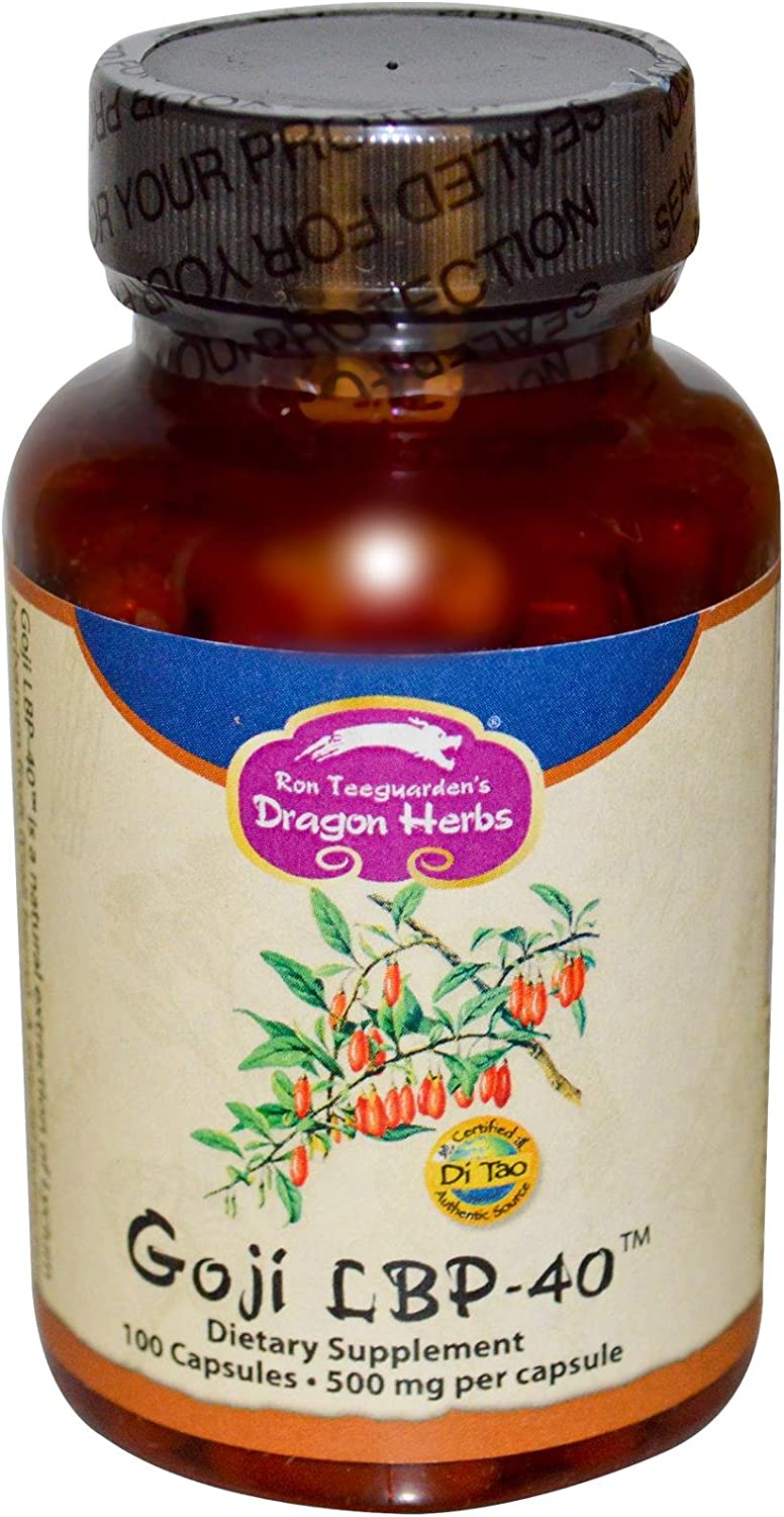 Dragon Herbs Goji Lbp-40 500 mg 100 Capsules