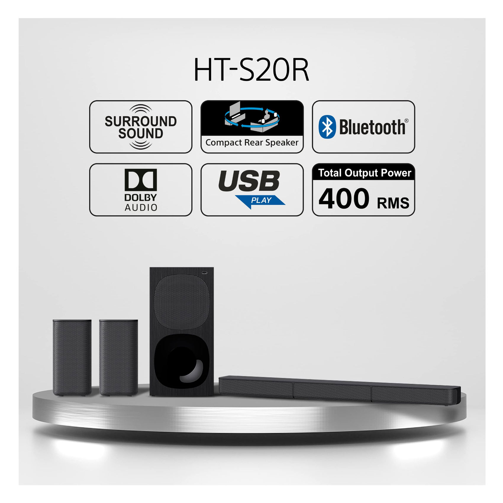 Sony Soundbar Ht-S 20R 5.1 Ch