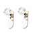 ZALCOON Golden Cloth Hook for bathroom, kitchen,  (Round Hook) Towel robe Hook,  Stainless Steel, With Marble Oval Plate  Heavy Duty Wall Mounted Robe Hooks , Bathroom Organizer (Pack of 2)