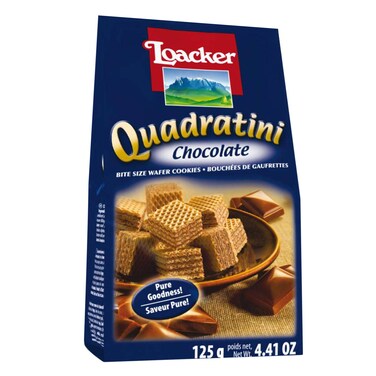LOAKER QUADRATINI WAFER COCOA 125G