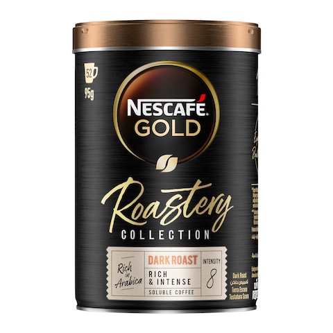 Nescafe Gold Blend Roastery Collection Rich &amp; Intense Coffee - Dark Roast - 95 gram