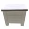 KENPOLY SQUARE PLANTER NO.6 WHT