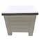 KENPOLY SQUARE PLANTER NO.6 WHT