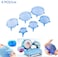 Generic Set Of 6 Silicone Stretch Lids,12-Pack Of Various Sizes To Fit Various Size And Shape Of Containers