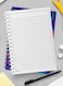 Lowha Spiral Notebook With 60 Sheets And Hard Paper Covers With Tropic Leaf Design, For Jotting Notes And Reminders, For Work, University, School