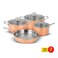 Penguen stainless steel cooking set 7 pieces 