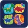 Little Dino Party 9in Dinner Plates Square