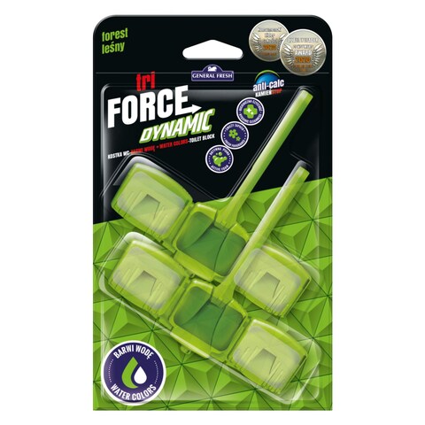 General Fresh Tri Force Dynamic Forest Toilet Block 45g x 2 Pieces