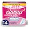 Always Cotton Soft Sanitary Pads with Wings - Ultra Thin Extra Long - 14 Pads