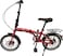 Vego Fold 16 Inch Single Speed Folding Bike, Red
