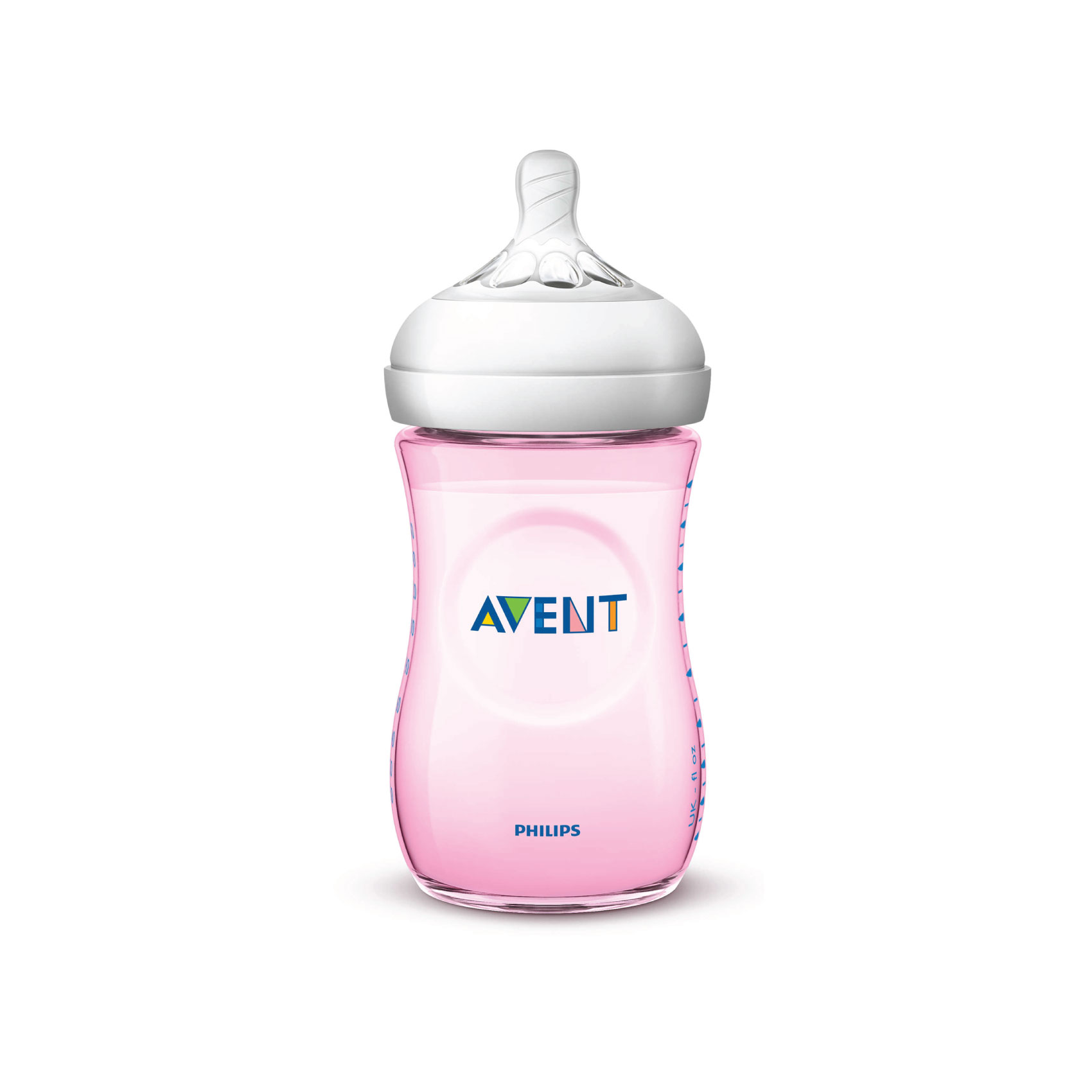 AVENT Feeding Bottle Natural 260 Ml Pink