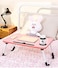 Generic Laptop Desk Folding Bed Table Laptop Desk With Ipad And Cup Holder Notebook Study Laptop Stand Desk For Bed &amp; Sofa Computer Table With Folding Legs Watch Movies-Pink