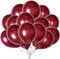 Party Time 50-Pieces 12inch Burgundy Latex Balloons Party Decoration, Burgundy Party Decorations For Engagement, Baby Shower, Wedding Balloons Decor, Balloons for Birthday Party Decorations