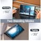 Case For Samsung Galaxy Tab A9 8.7 Inch, Slim Translucent Back Tri-Fold Stand Protective Tablet Cover, Support S Pen Charging, Auto Wake/Sleep (Black)