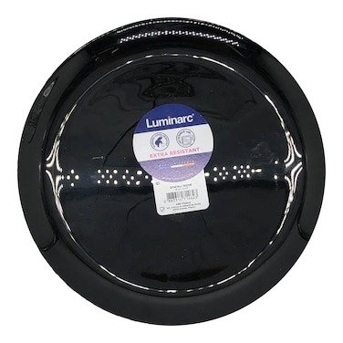 Luminarc Diwali Colours Round Dinner Plate 25cm Black