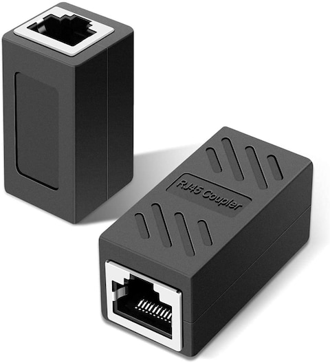 Strong Shielded 8p8c RJ45 Coupler, Ethernet Cable Adsl Extension Jointer Adapter Connector, Inline LAN Female to Female Extender