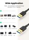 Ugreen 82-10370 USB 3.0 A Male To Male Cable 1M (Black) (10370)