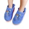 Milk&amp;Moo Kids Slippers, %100 Cotton, Bath House Sleepers For Kids, Non Slip Soft Sole, With Elastic Band, Lightweight, Breathable, Designed For Indoor Use, For Boys and Girls, 5-6 Years Old