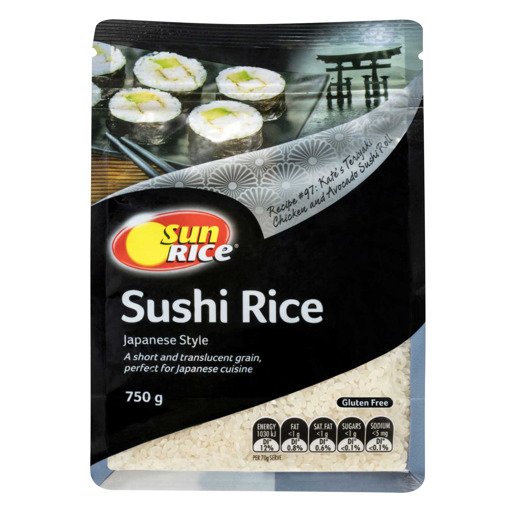 Sun Rise Japanese Rice Buy Sun Rice Japanese Style Sushi Rice 750g Online | Carrefour UAE