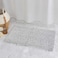 Roots Home Collection Bath Mat 22in x 36in, 55 x 91 cm Grey,white