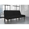In House Maria 2 In 1 Sofabed Velvet Upholstered - Black
