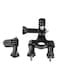 Generic - Bike Mount With 3-Way Pivot Arm For GoPro HD Hero 3 Black/Silver