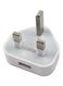 3 Pin USB To Power Wall Charger Adapter For iPhone White