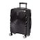 Cosmo Lumina 4 Wheel Hard Casing Cabin Trolley 48cm Black