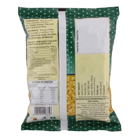 HALDIRAMS SNACKS MOONG DAL 150G