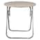 Foldable Round Table Beige 70cm