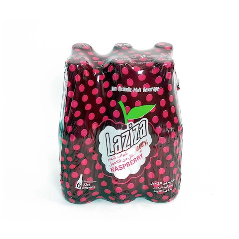 Laziza Malt Beverage Raspberry Non Alcoholic Beer 330mlx6&#39;s