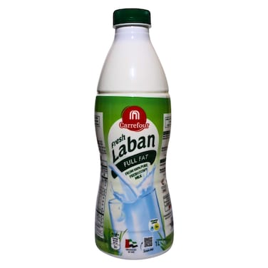 كارفور حليب طازج كامل الدسم 1 لتر