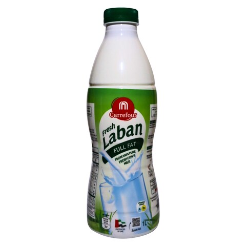 كارفور حليب طازج كامل الدسم 1 لتر