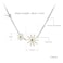 Aiwanto Necklace Silver Neck Chain Thin Chain Necklace Daily Wear Necklace